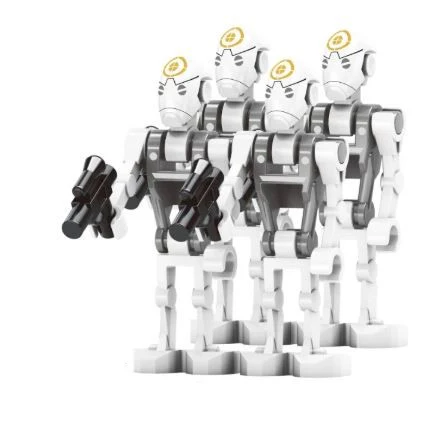 Assault Robot Captain Custom Minifig