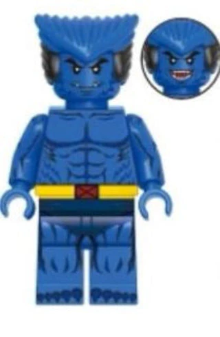 Blue Mutant Scholar Custom Minifig