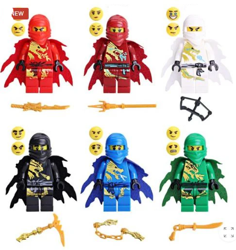 Elemental Ninja Warrior Custom Minifig