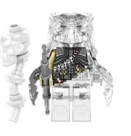 Predator Custom Minifig Transparent