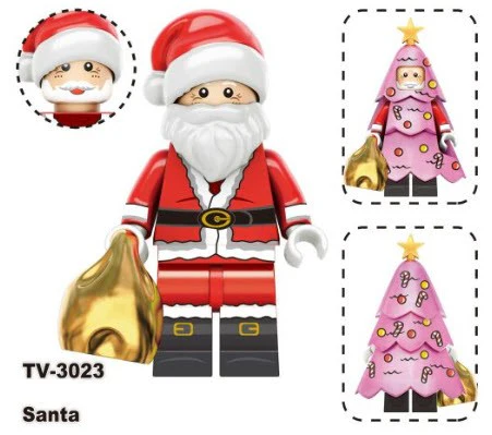 Santa Claus Custom Minifigure – Bring Holiday Cheer to Your LEGO Collection