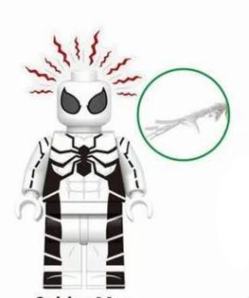 White Suit Web-Slinger Custom Minifig